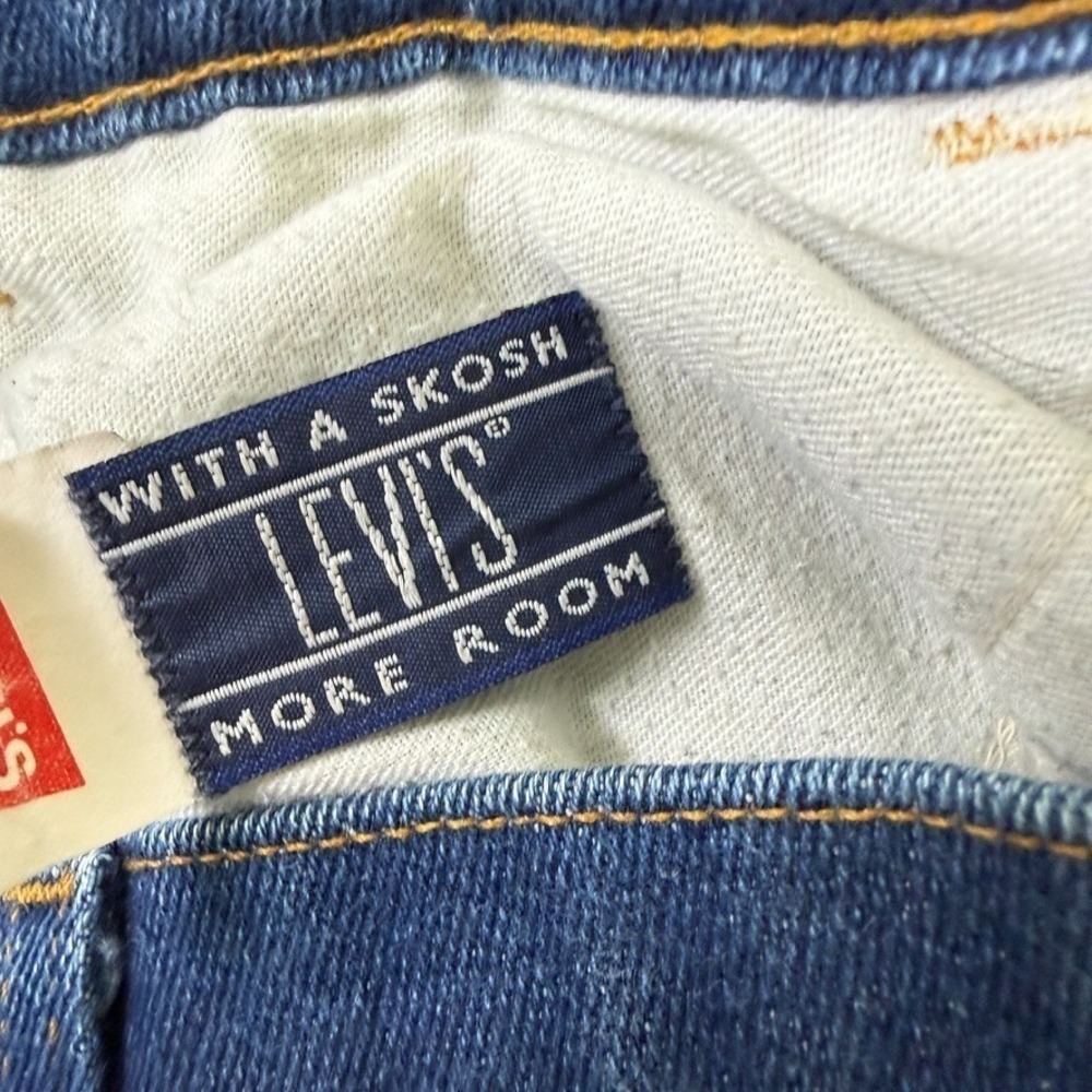 Vintage Levi's 552 Jeans Blue Tag W38 Fits W36‎ 80s Made In USA Dark Indigo Wash - Picture 10 of 12